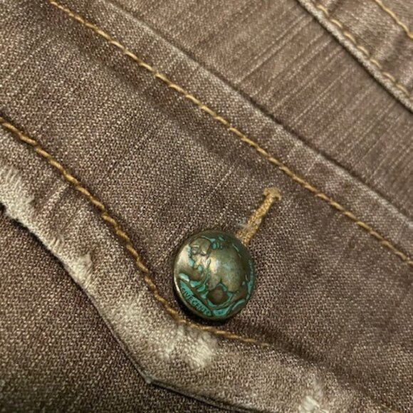 Men's Stitches "Nebraska" brown‎ denim jeans - Picture 4 of 8